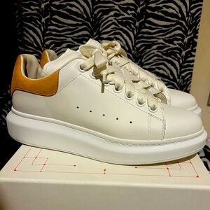 Alexander McQueen suede tab oversized sneaker